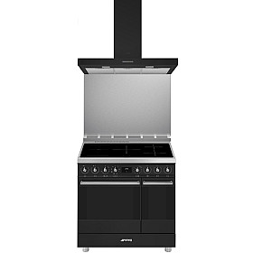 Smeg - C92IMX2-KITC9X91-KD90HXE - induktionsspis med ångrengöring & fläkt Smeg - C92IMX2-KITC9X91-KD90HXE - induktionsspis med ångrengöring & fläkt