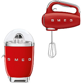 Smeg - Juice & Mix - Röd med 50's Style