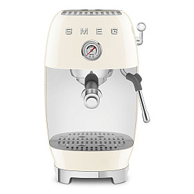 Espressomaskin Smeg - ECF03CREU - Manuell espresso med Cold Brew, Creme