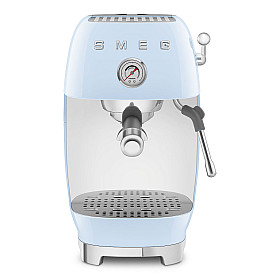 Espressomaskin Smeg - ECF03PBEU - Manuell espresso med Cold Brew, Pastellblå