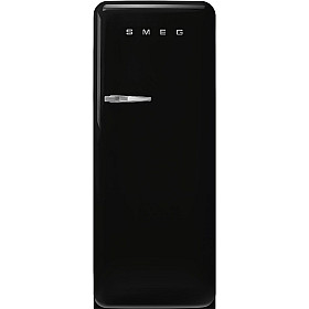 Smeg - FAB28RBL6 - Svart högblank, 50's Style