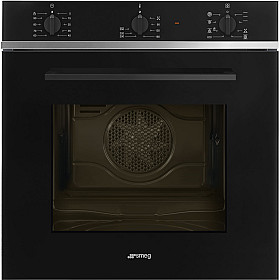 Inbyggnadsugn Smeg - SF64M3TB - Svart, Termoventilerad & Kapacitet 70 liter