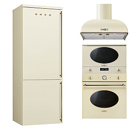 Kökspaket Smeg - Creme kökspaket - Colonial Kökspaket Smeg - Creme kökspaket - Colonial