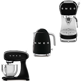 Paket Smeg - SMF05BLEU-KLF03BLEU-ECF02BLEU