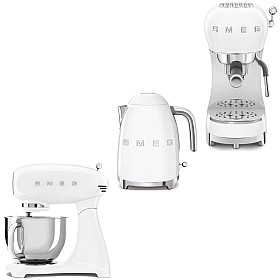 Paket Smeg - SMF05WHEU-KLF03WHEU-ECF02WHEU - Vit