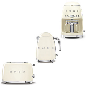  Smeg - Frukostpaket 3 delar - Creme med 50's Style