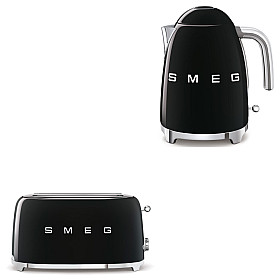 Smeg - Morning Collection - Svart med 50's Style