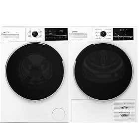 Paket tvättmaskin och torktumlare Smeg - WNP96SLAAIN1-DNP09SEBIN Paket tvättmaskin och torktumlare Smeg - WNP96SLAAIN1-DNP09SEBIN