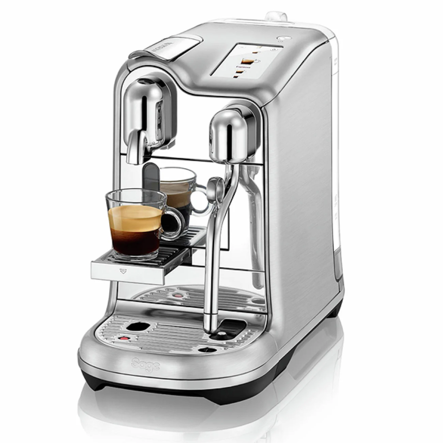 Sage kapselmaskin nespresso creatista pro kapselmaskin, rostfri