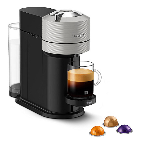 Sage - Nespresso Vertuo Nästa Kapselmaskin, Grå