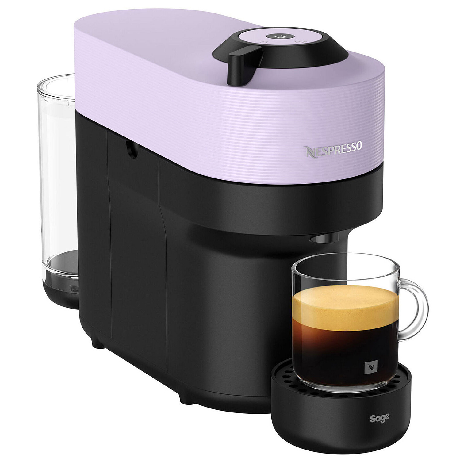 Sage kapselmaskin nespresso vertuo pop kapselmaskin, lila