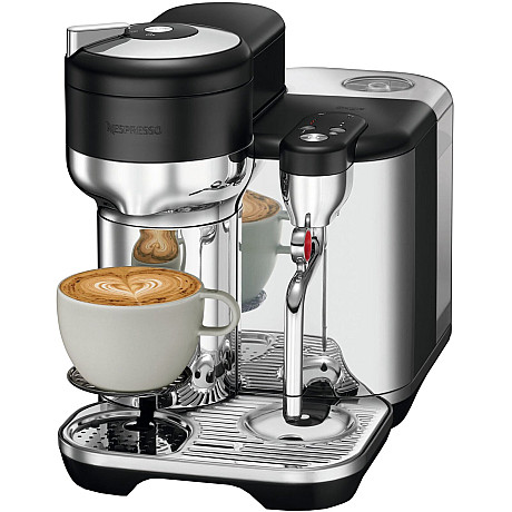 Sage - Nespresso Vertuo Kapselmaskin, Svart borstat stål