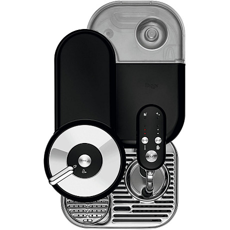 Sage - Nespresso Vertuo Kapselmaskin, Svart borstat stål