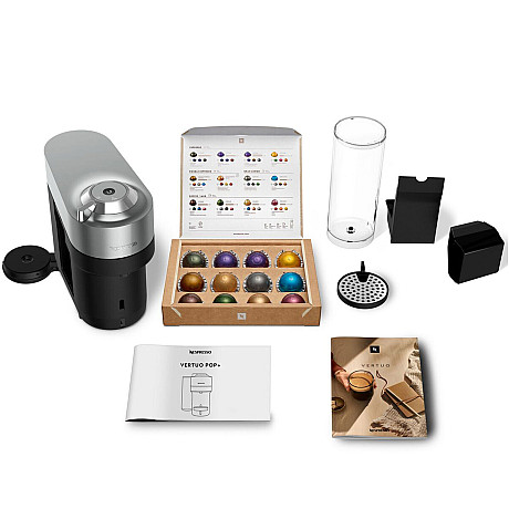 Sage - Nespresso Vertuo Pop Plus Deluxe Kapselmaskin, Titan
