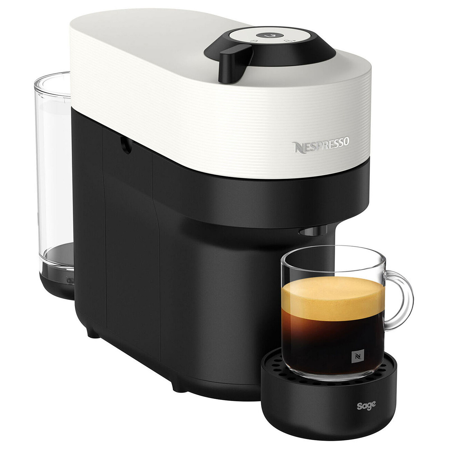Sage kapselmaskin nespresso vertuo pop kapselmaskin, vit