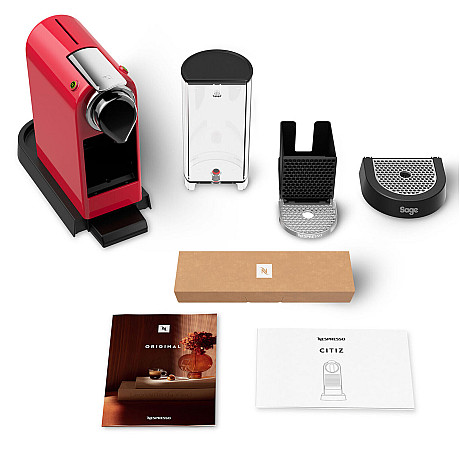 Sage - Nespresso Citiz kapselmaskin, Röd