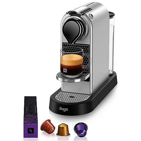 Sage - Nespresso Citiz Kapselmaskin, Silver