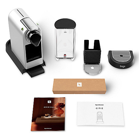 Sage - Nespresso Citiz Kapselmaskin, Silver