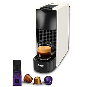 Sage - Nespresso Essenza Mini kapselmaskin, Vit