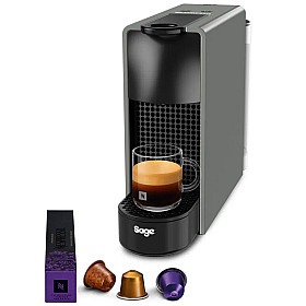 Kapselmaskin Sage - Nespresso Essenza Mini Kapselmaskin, Grå Kapselmaskin Sage - Nespresso Essenza Mini Kapselmaskin, Grå