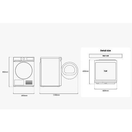 Samsung - DV90DB7845GWU3