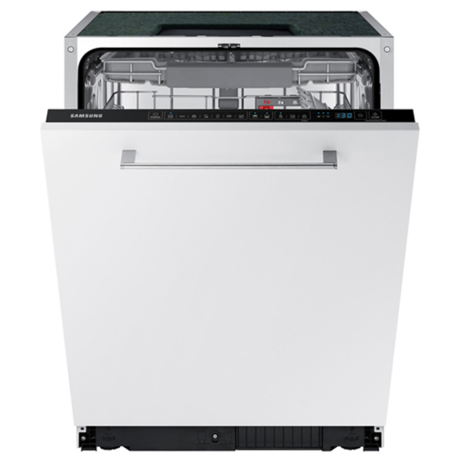 Samsung 60 cm bred diskmaskin dw60a6092ib/ee - auto open door, passar ikea metod
