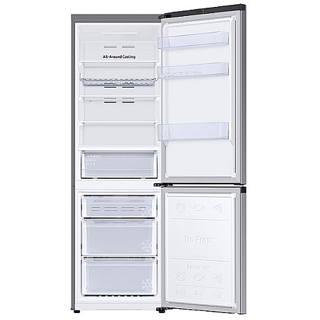 Samsung - RB34C602ESAEF, Rostfri, Serie 6, Extra rymlig, No frost