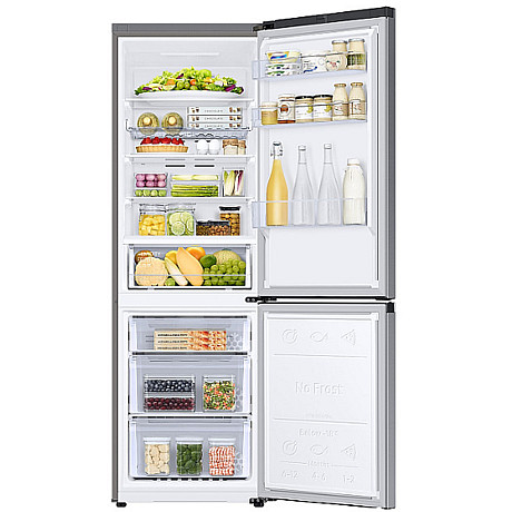 Samsung - RB34C602ESAEF, Rostfri, Serie 6, Extra rymlig, No frost