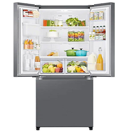 Samsung - RF50C530ES9EF, Rostfri, Inbyggd ismaskin, Endast 82 cm smal