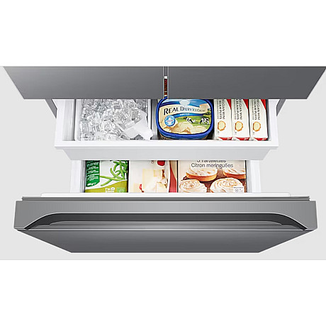 Samsung - RF50C530ES9EF, Rostfri, Inbyggd ismaskin, Endast 82 cm smal