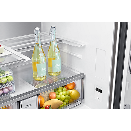Samsung - RF65DB970E22EF, French Door, 185 cm hög, BESPOKE, See through dörr