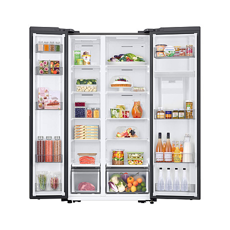 Samsung - RS57DG410EM9EF, Rostfri