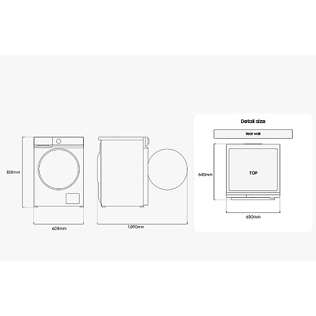 Samsung - WW11DB7B34GB