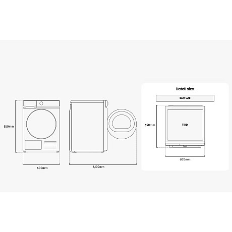Samsung - WW11DB7B34GBU3-DV90DB8845GBU3