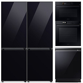 Kökspaket Samsung - Clean Black kökspaket med kombiskåp