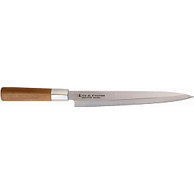 Satake - Noushu Masamuke Saku Chrome Sashimi filékniv, 20,5 cm