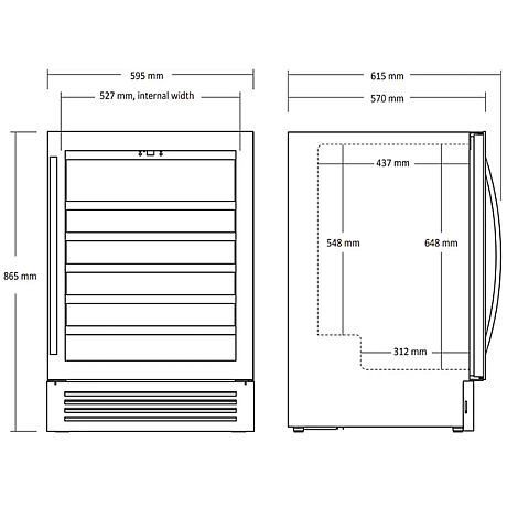 Scandomestic - SV 81 X, 46 flaskor