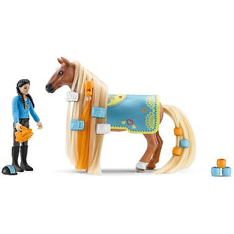 Schleich - Horse Club 42585 Kim & Caramelo Starter Kit