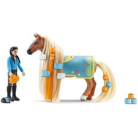 Schleich - Horse Club 42585 Kim & Caramelo Starter Kit