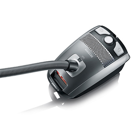 Severin - BC7045  - Grå, HEPA 13-filter för allergivänlig städning