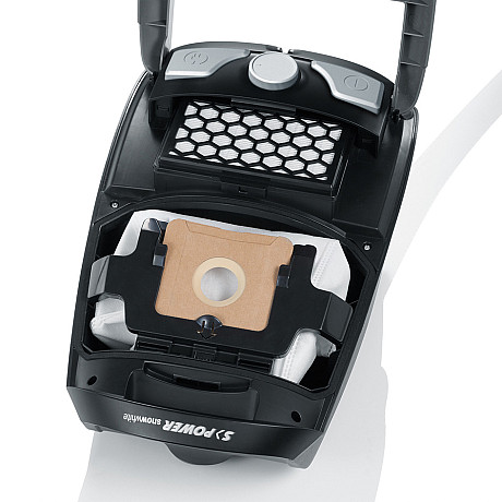 Severin - BC7045  - Grå, HEPA 13-filter för allergivänlig städning