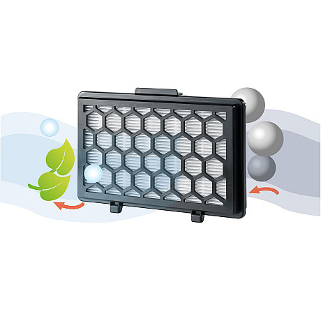 Severin - BC7045  - Grå, HEPA 13-filter för allergivänlig städning