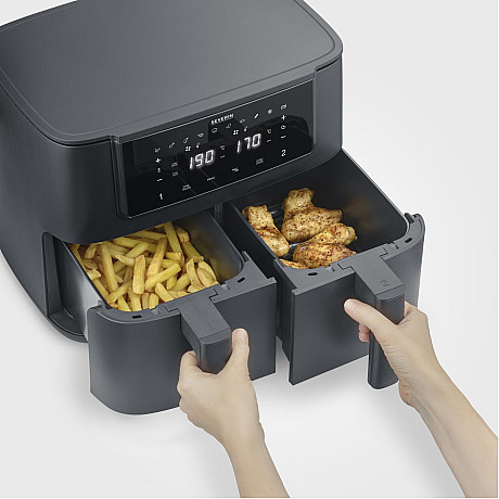 Severin - FR 2463 Airfryer dubbel 2 x 4 Liter