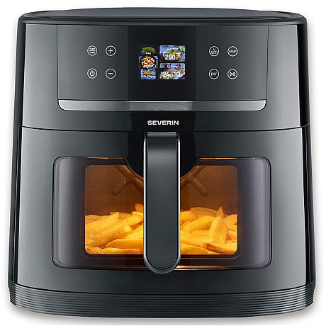 Severin - FR 2474 - S-Fry Digital AI airfryer 8 liter med pekskärm & insynsfönster