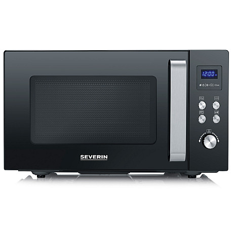 Severin - MW7763 - Svart, 25L - Enkel rengöring & roterande glastallrik