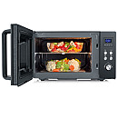 Severin - MW7763 - Svart, 25L - Enkel rengöring & roterande glastallrik