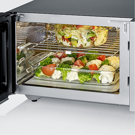 Severin - MW7777 - Rostfri, 25L - Grill & varmluftseffekt