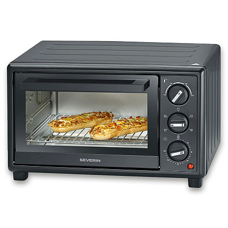 Severin - TO2079 - Miniugn 20 liter med varmluft, pizzasten & grillspett