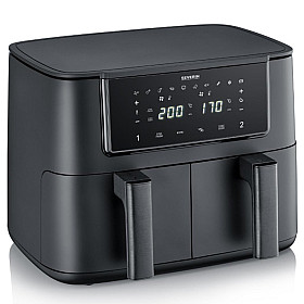 Severin - FR 2463 Airfryer dubbel 2 x 4 Liter