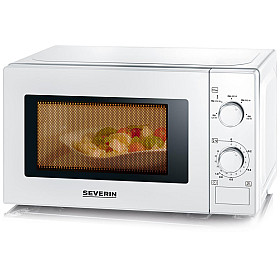 Fristående mikrovågsugn Severin - MW7770 - Vit, 20L - Enkel timer & smidig användning